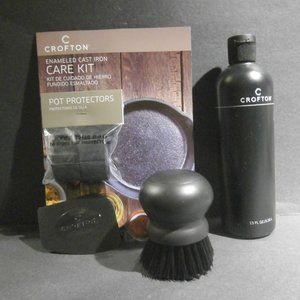 CROFTON Enameled Cast Iron Care Kit New